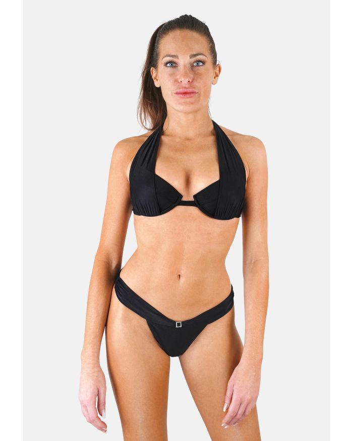 Maillot de bain string bikini noir Bali